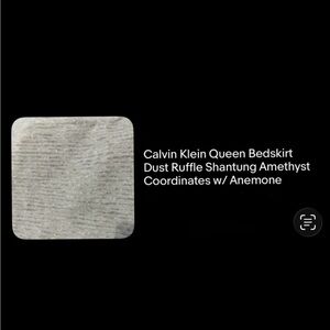 Calvin Klein Queen Bedskirt in Light Amethyst Dust
